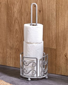 Metalowy stojak na papier toaletowy szary MANDI