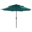 Parasol ogrodowy ⌀ 285 cm zielony BIBIONE Lumarko!