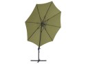 Parasol ogrodowy ⌀ 295 cm zielony SAVONA II Lumarko!