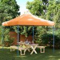 VidaXL Składany namiot imprezowy pop-up, pomarańczowy, 292x292x315 cm