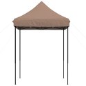 Składany namiot imprezowy typu pop-up, brązowy, 200x200x306 cm Lumarko!