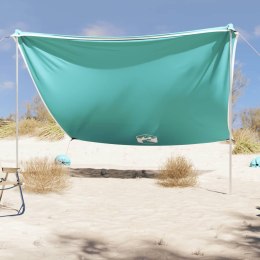 Zadaszenie na plażę, z obciążnikami, zielone, 304x300 cm Lumarko!