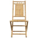 Składane krzesła ogrodowe, 4 szt., 46x66x99 cm, bambusowe Lumarko!