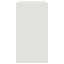 VidaXL Szafka boczna, biała, 67x39x73 cm, stal