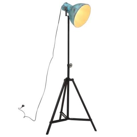 Lampa stojąca, 25 W, postarzany niebieski, 61x61x90/150 cm, E27 Lumarko!