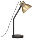 VidaXL Lampa stołowa, 25 W, antyczny mosiądz, 17x17x60 cm, E27