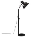 VidaXL Lampa stojąca, 25 W, czarna, 30x30x90-150 cm, E27