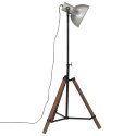 VidaXL Lampa stojąca, 25 W, srebro vintage, 75x75x90-150 cm, E27