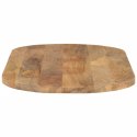 VidaXL Blat stołu, 100x50x2,5 cm, owalny, lite drewno mango