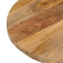 Blat stołu, 100x50x2,5 cm, owalny, lite drewno mango Lumarko!