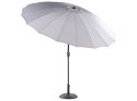 Parasol ogrodowy ⌀ 255 cm szary BAIA