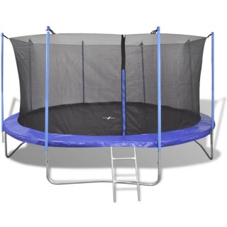 Trampolina z akcesoriami, zestaw 5 części, 3,96 m