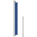 VidaXL Zwijana markiza boczna na taras, 180x300 cm, niebieska