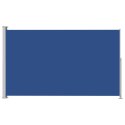 VidaXL Zwijana markiza boczna na taras, 200x300 cm, niebieska