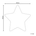 Dywan dziecięcy kształt gwiazdy 120 x 120 cm niebieski SIRIUS