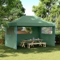 Namiot imprezowy typu pop-up z 3 ściankami, zielony Lumarko!