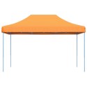 VidaXL Składany namiot imprezowy pop-up, pomarańczowy, 440x292x315 cm