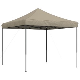 VidaXL Składany namiot imprezowy typu pop-up, taupe, 292x292x315 cm