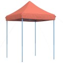 VidaXL Składany namiot imprezowy typu pop-up, terakota, 200x200x306 cm