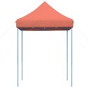 VidaXL Składany namiot imprezowy typu pop-up, terakota, 200x200x306 cm