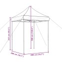 Składany namiot imprezowy typu pop-up, terakota, 200x200x306 cm Lumarko!