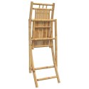 Składane krzesła ogrodowe, 6 szt., 46x66x99 cm, bambusowe Lumarko!