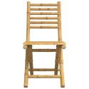 Składane krzesła ogrodowe, 8 szt., 43x54x88 cm, bambusowe Lumarko!