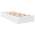 Rama łóżka, biała, 75x190 cm, materiał drewnopochodny Lumarko!