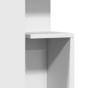 Stolik boczny, biały, 35x35x60 cm, materiał drewnopochodny Lumarko!