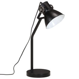 VidaXL Lampa stołowa, 25 W, czarna, 17x17x60 cm, E27