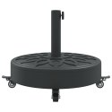 VidaXL Podstawa do parasola, z kółkami, do słupków Ø38/48 mm, 27 kg