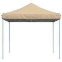 VidaXL Składany namiot imprezowy typu pop-up, beżowy, 292x292x315 cm