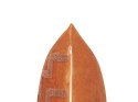 2 welurowe poduszki dekoracyjne geometryczny wzór 45 x 45 cm pomarańczowe SERGIPE