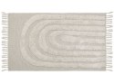 Dywan bawełniany 80 x 150 cm beżowy HAKKARI