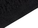 Dywan shaggy bawełniany 140 x 200 cm czarny BITLIS