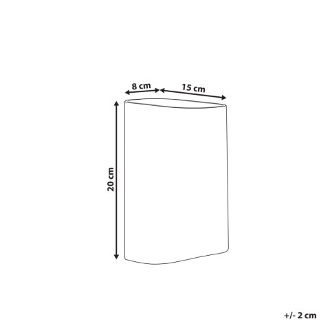 Szkło Wazon na kwiaty 20 Szary MITATA