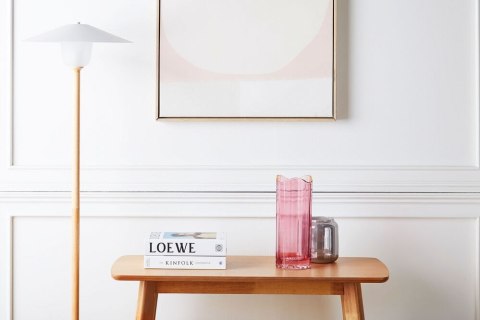 Szkło Wazon na kwiaty 30 Różowy Złoty PERDIKI