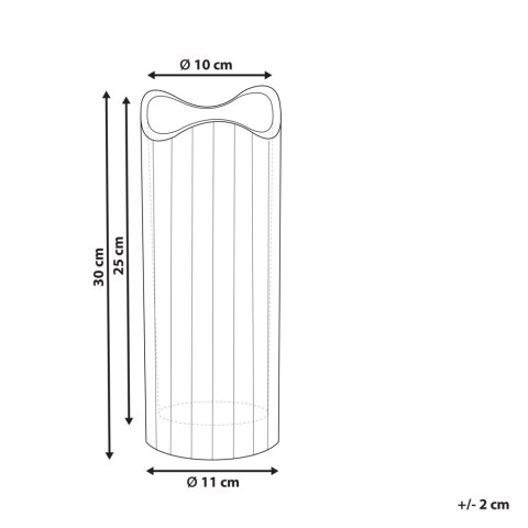 Szkło Wazon na kwiaty 30 Różowy Złoty PERDIKI