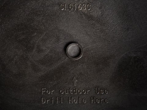 Zestaw 2 doniczek 23 x 23 x 42 cm szary ABDERA