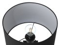 Zestaw 2 lamp stołowych metalowy czarny STILETTO