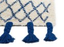 Dywan bawełniany 160 x 230 cm beżowo-niebieski ERZINCAN