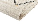 Dywan bawełniany 80 x 150 cm beżowy TEZPUR