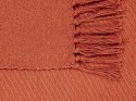 Koc bawełniany 125 x 150 cm czerwony YARSA