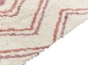 Dywan bawełniany 140 x 200 cm beżowo-różowy KASTAMONU