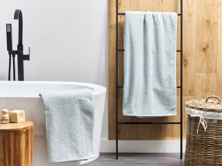 Komplet 2 ręczników bawełnianych frotte miętowy MITIARO