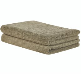 Komplet 2 ręczników bawełnianych frotte zielony MITIARO