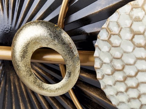 Dekoracja ścienna czarno-złota RUTHENIUM