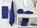 Komplet 9 ręczników bawełnianych frotte niebieski ATIU Lumarko!
