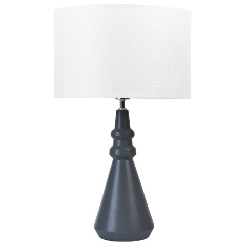 Lampa stołowa ceramiczna czarna CERILLOS Lumarko!