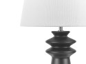 Lampa stołowa ceramiczna czarna MORANT Lumarko!